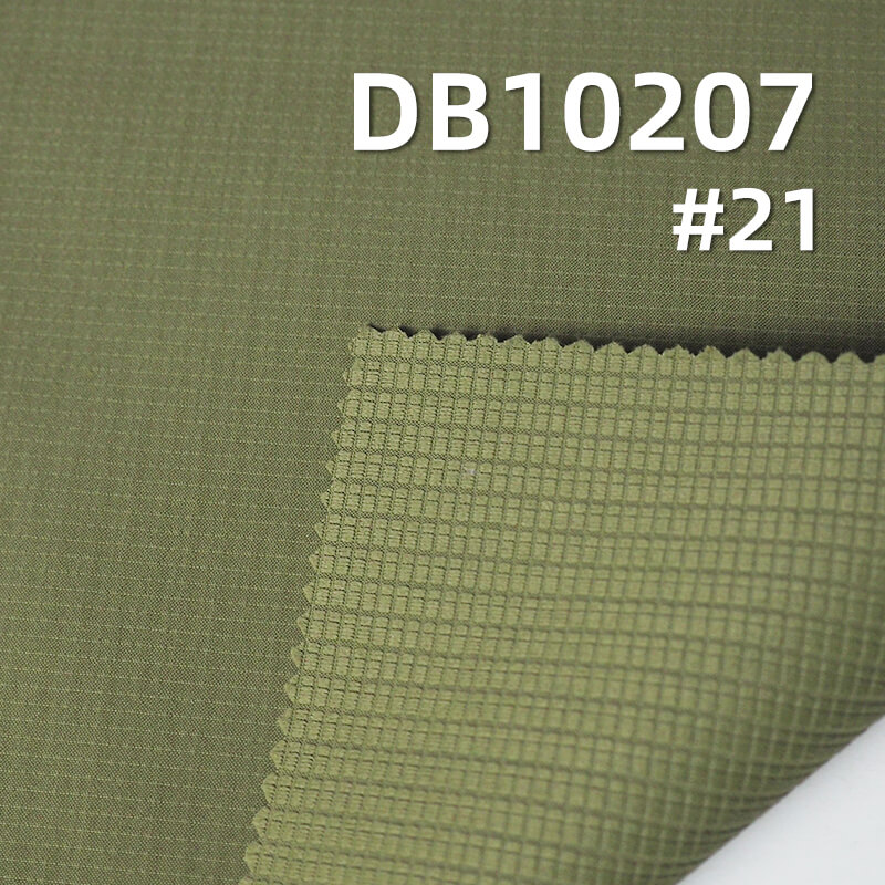 Two-Tone Subtle Plaid Dyed Fabric | 155g/m² Polyester Fabric | Anti-Static | Ideal for Trench Coats and Jackets