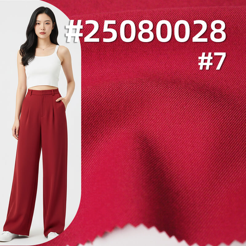 TR Weft Stretch Single Twill Dyed Fabric | 173g/m2 TR Weft Stretch Twill | Dress Pants, Formal Wear & Shirt Fabric