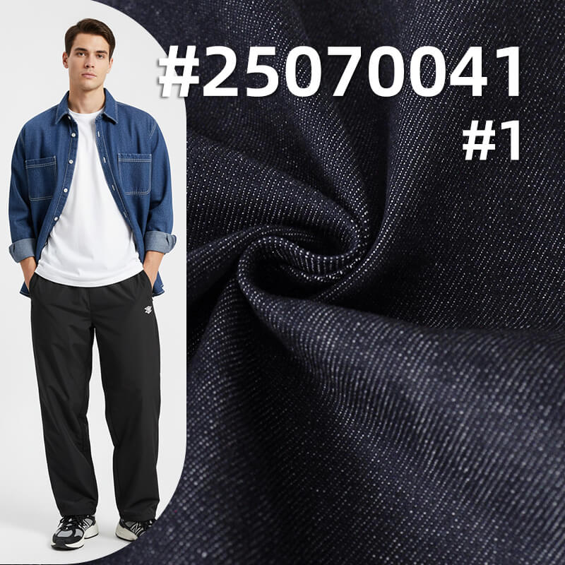 Colorfast Denim Fabric | 10 oz Cotton Poly Wide Width Twill Denim | Fabric for Denim Skirts & Denim Shirts