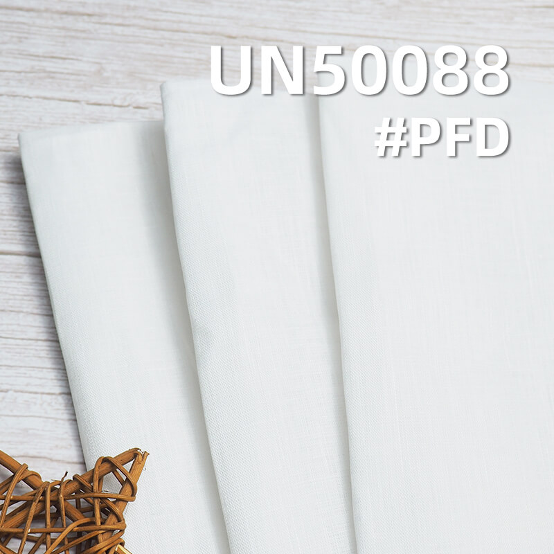 Hemp Dye Fabric | 120g/m² Plain Half-Dyed Fabric | Woven Solid Hemp Cloth | Hanfu, Tops, Shirts