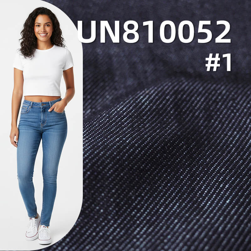 4-Way Stretch Denim | 10.3oz Cotton Poly Lycra Slub Butterfly mesh| Fabric for Women's Jeans & Apparel