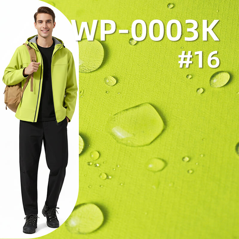 T8 High-Stretch 3-Layer Rib-stop Fabric | 127g/m2 Lightweight with Knit Backing | Waterproof | For Technical Shells Apparel
