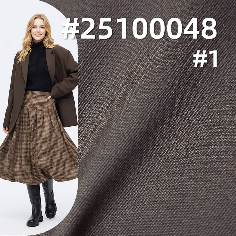 Worsted Wool Blend Suiting | 215g/m2 Twill Weave | For Suits, Trousers & Corporate Wear