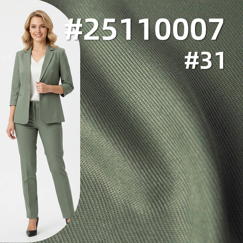 Polyester Serge Fabric | 140g/m2 Lightweight Double-Faced Twill | For Uniforms, Workwear & Suits