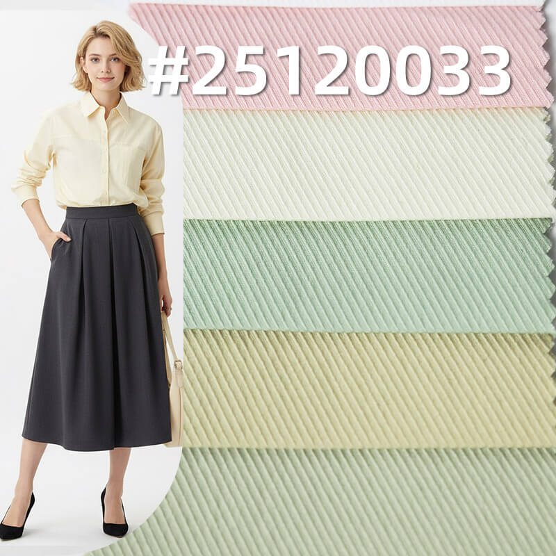 Stretch Cotton Nylon Cavalry Twill | 120g/m2 Lightweight Woven Textile | For Premium Shirts, Skirts & Uniforms