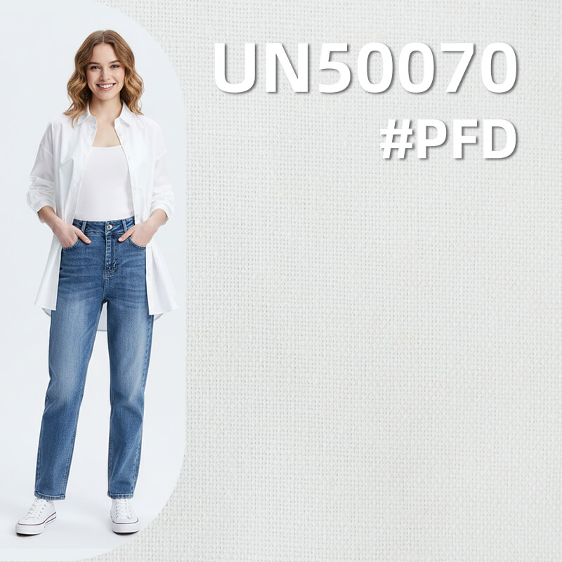 Linen Cotton Dyed Fabric | 175g/m² Cotton Linen Blend Fabric for Pants, Skirts,Jackets