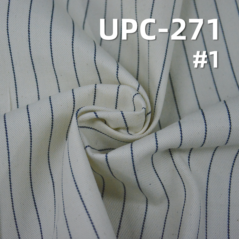 100% Cotton Yarn-Dyed Stripe Fabric | 8.5oz Lightweight LHT Twill | For Skirts & Shirting