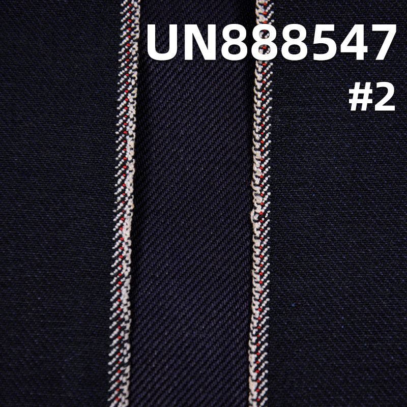 Black Warp Black Weft / Indigo Warp Black Weft Red Selvedge Denim | 13.5oz 100% Cotton Color Edge Denim | Twill Denim | Jeans, Jacket & Coat Fabric