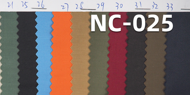 N/C Dyed Fabric | Cotton-Polyester | 120g/m2 Full Matte Twill Dyed Fabric | Bag, Windbreaker, Outdoor Clothing Fabric