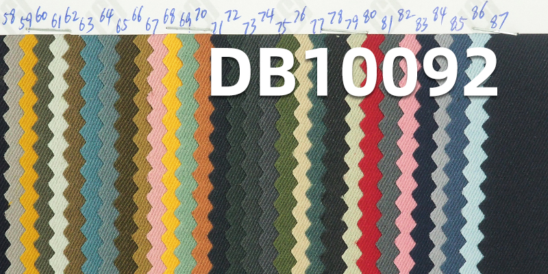 170g/m² Cavalry Twill Cool Silk Cotton Stretch Dyed Fabric | Water-Resistant and Anti-Static Material | Fabric for Outdoor Apparel, Windbreakers, Cotton Coats