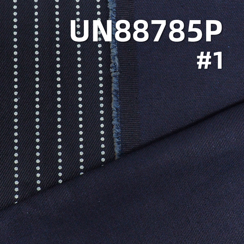 100% Cotton Blue-Faced, Blue-Bottom Sizing Denim | 12oz "Z" Twill Denim | Discharge Print | Denim Fabric for Jeans, Denim Skirts, and Jackets