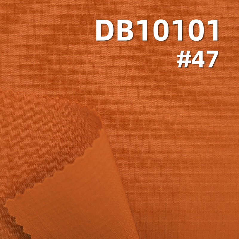 Nylon Double Line Check Four-Way Stretch | 140g/m² Water-Resistant Dyed Fabric | Outdoor Apparel, Casual Jackets, Stretch Pants Material