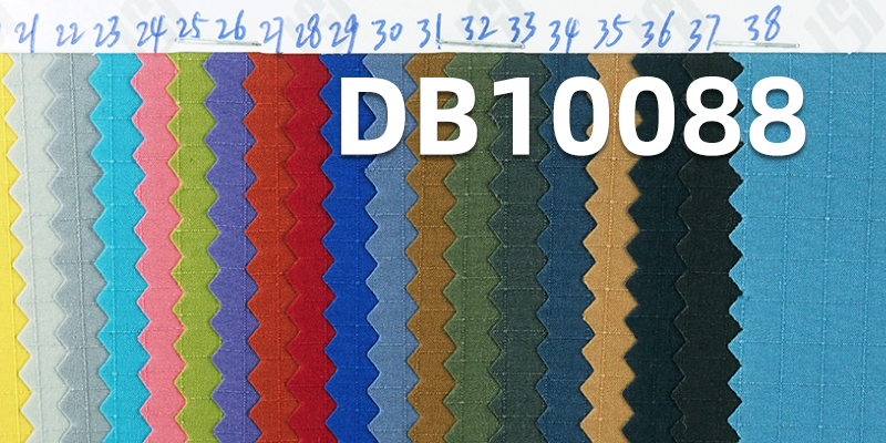 T400 Stretch Checked Fabric | 110g/m² Five-Millimeter Cool Silk Cotton Dyed Material | Water-Resistant and Anti-Static | Fabric for Casual Wear and Shirt Jackets