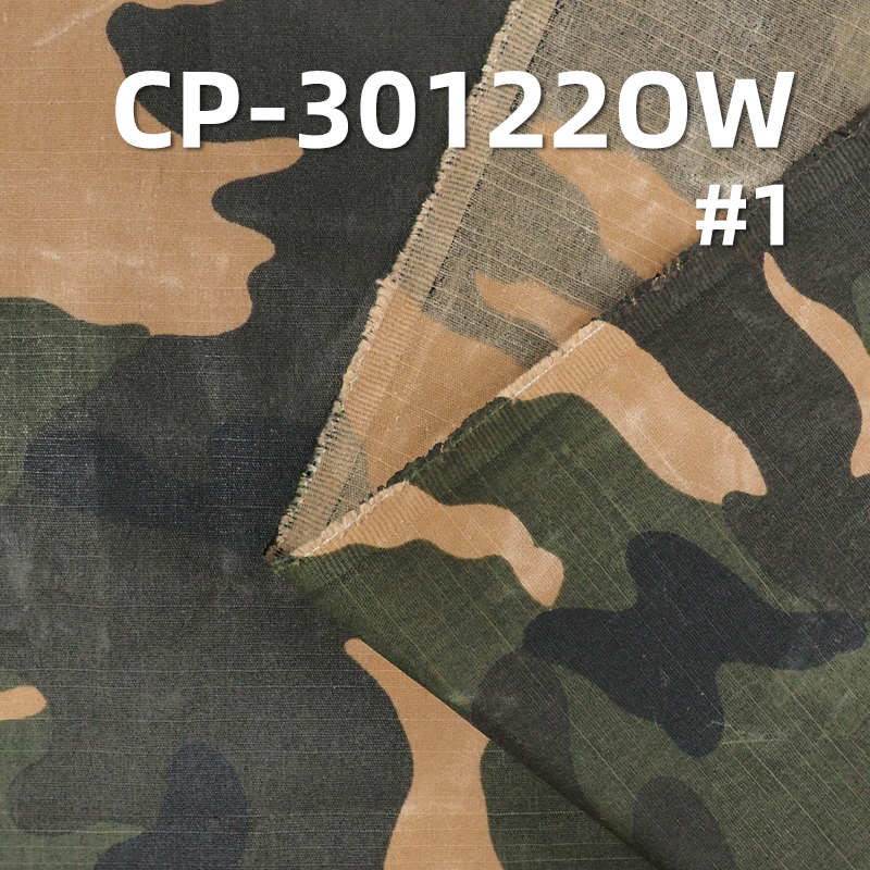 100% Cotton Camouflage Printed Fabric | 320g/m² Horizontal Slub Plain Dyed Fabric| Oil Waxed Fabric for Clothing, Tents, Rain Covers, Outdoor  Gear