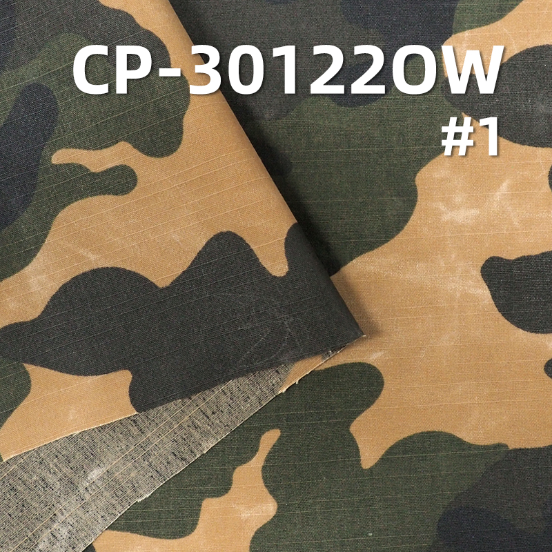 100% Cotton Camouflage Printed Fabric | 320g/m² Horizontal Slub Plain Dyed Fabric| Oil Waxed Fabric for Clothing, Tents, Rain Covers, Outdoor  Gear