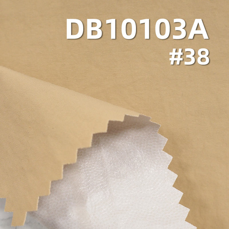 100% Nylon Taslan Fabric | 137g/m² Cotton-like Crinkle Nylon | Laminated Water-Repellent Fabric for Outdoor Jackets