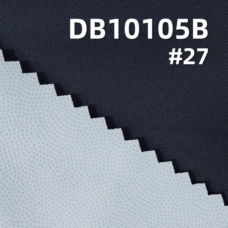 T400 Twill Textured Fabric | 150g/m² Nylon-Polyester | Laminated Water-Repellent Material | Outdoor Jacket Fabric