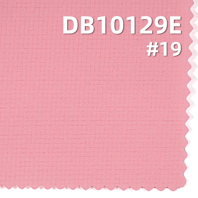 116g/m2 100% Polyester Checkered  Dyed Fabric | Shimmering Sesame Check (1MM) |KOTEC Coating, Waterproof, Anti-Static |Jackets, Windbreaker Material