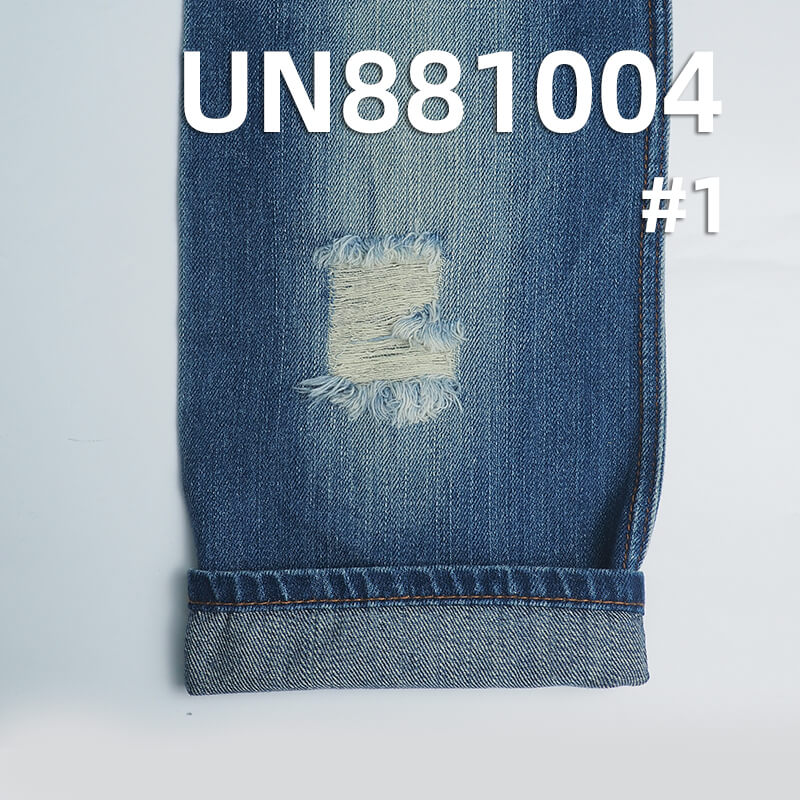 11 oz 100% Cotton Warp Slub Denim |  Right-Hand Twill Fabric | Woven Denim | Jeans & Jackets Fabric