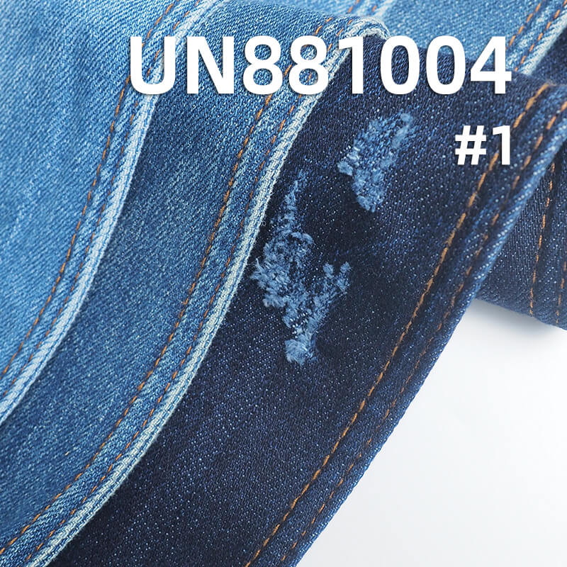 11 oz 100% Cotton Warp Slub Denim |  Right-Hand Twill Fabric | Woven Denim | Jeans & Jackets Fabric