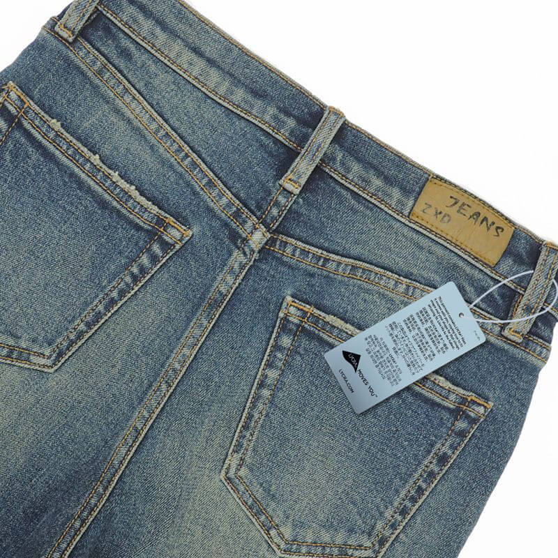 Lycra Cotton Stretch Denim | 12.5 oz  Warp Slub Stretch Denim | Jeans denim skirt denim jacket fabric with tag