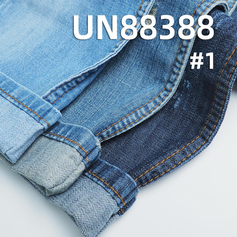 100% Cotton 3/1 Broken Twill Denim | 8 oz Slub Cotton | Lightweight Non-Stretch Wide Denim | Jeans, Skirts, Jackets Fabric