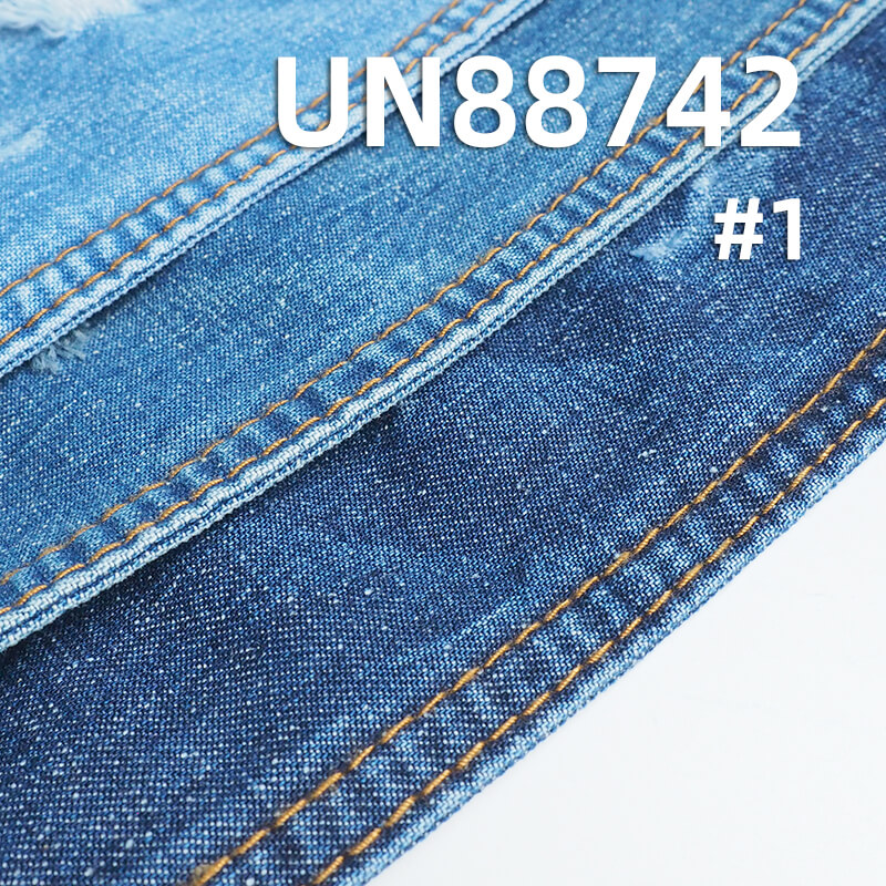 100% Cotton Slub Nep Denim| 9.5oz Pure Cotton Wide Width Denim | Fabric for Spring/Summer Jeans, Shirts