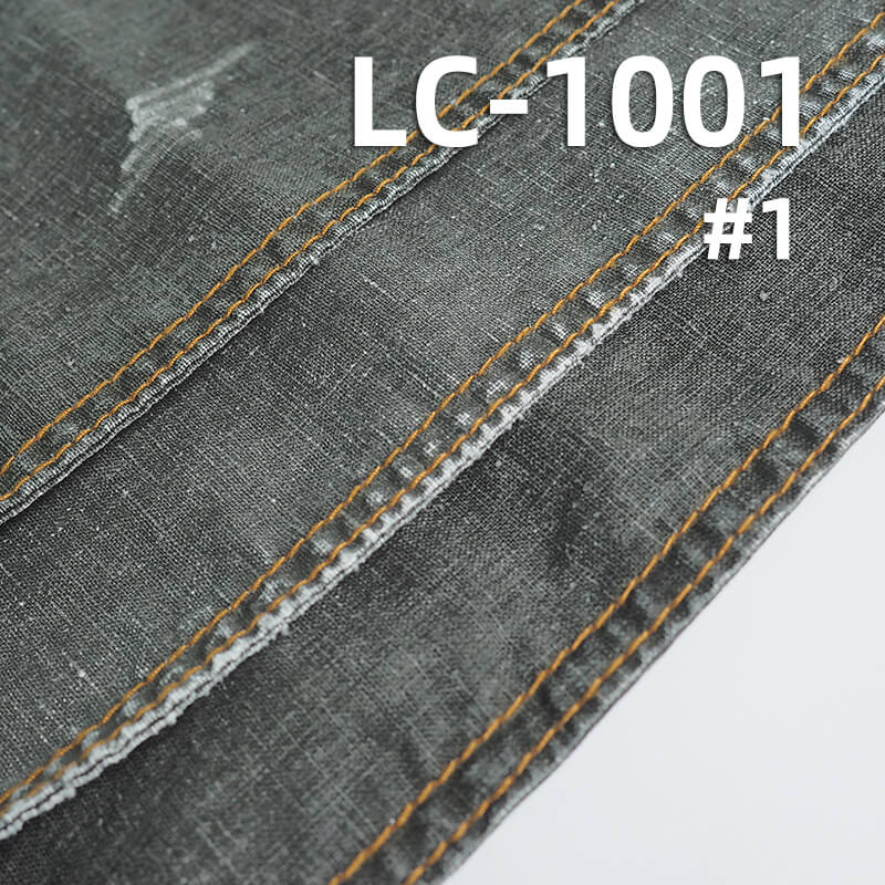 [Special Price] 5.7oz Linen Cotton Dobby Weave | Lightweight Linen Cotton Fabric for Spring-Summer | Skirts, Pants, Casual Jackets