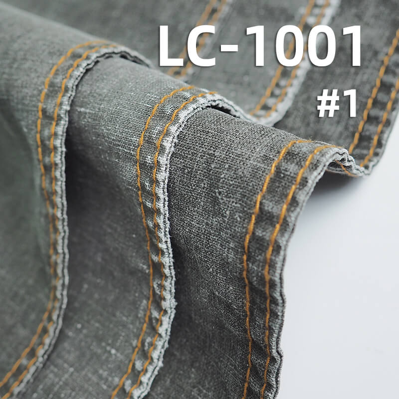 [Special Price] 5.7oz Linen Cotton Dobby Weave | Lightweight Linen Cotton Fabric for Spring-Summer | Skirts, Pants, Casual Jackets