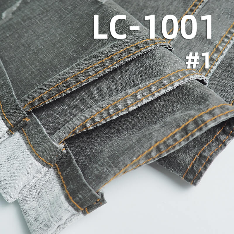 [Special Price] 5.7oz Linen Cotton Dobby Weave | Lightweight Linen Cotton Fabric for Spring-Summer | Skirts, Pants, Casual Jackets