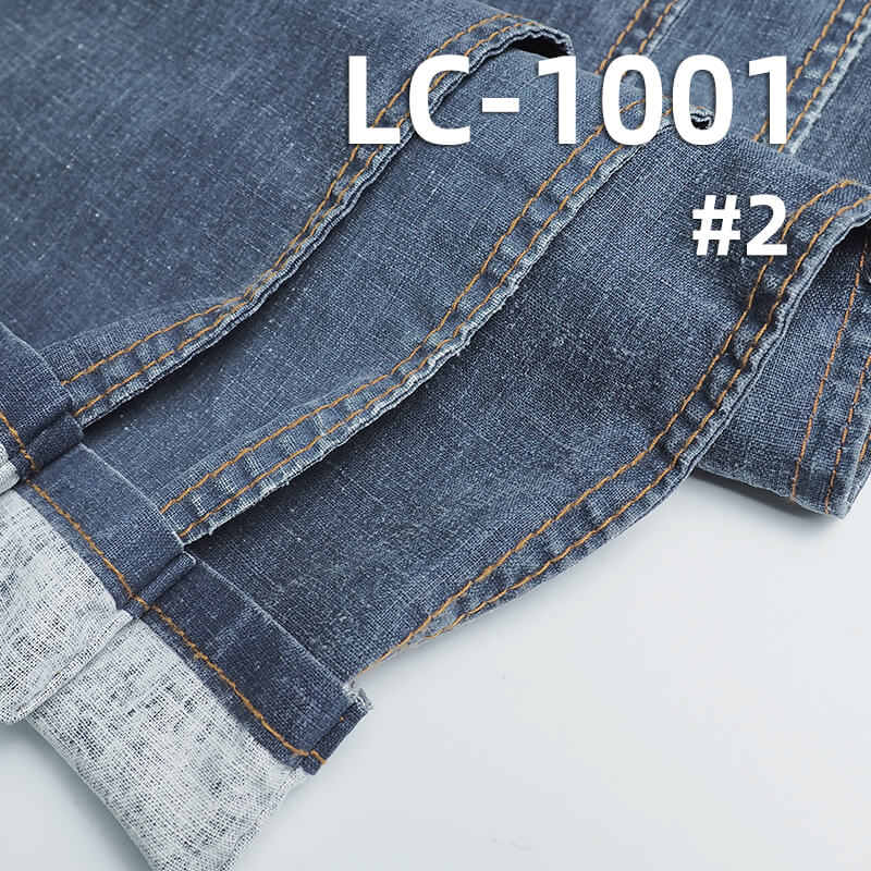 [Special Price] 5.7oz Linen Cotton Dobby Weave | Lightweight Linen Cotton Fabric for Spring-Summer | Skirts, Pants, Casual Jackets