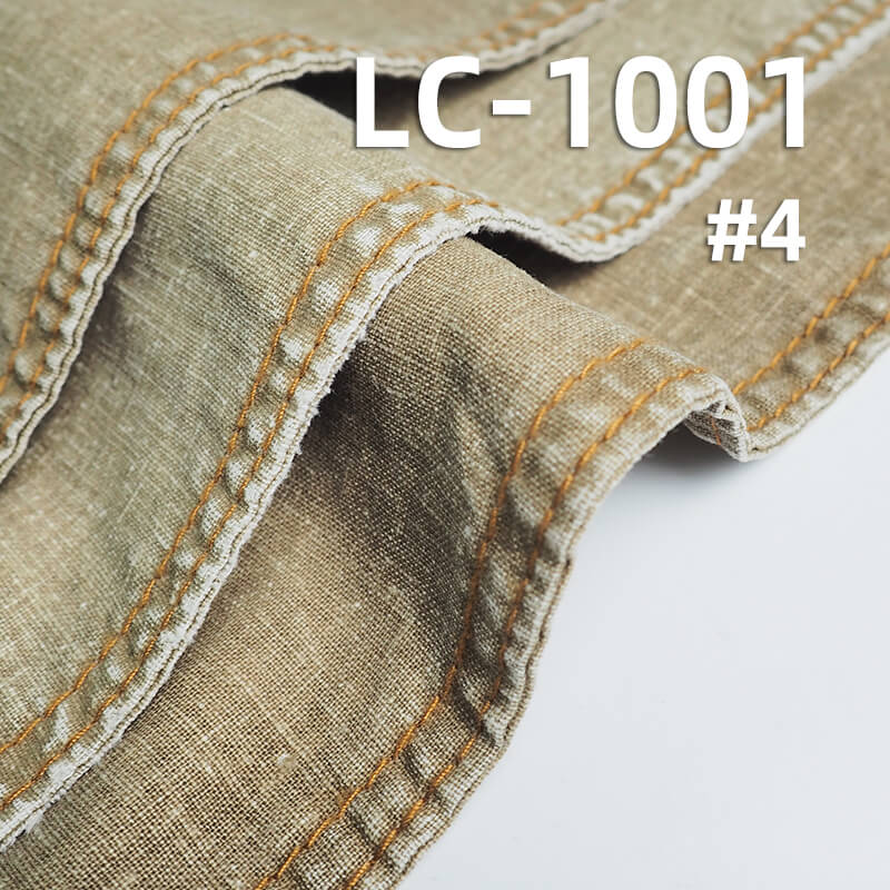 [Special Price] 5.7oz Linen Cotton Dobby Weave | Lightweight Linen Cotton Fabric for Spring-Summer | Skirts, Pants, Casual Jackets