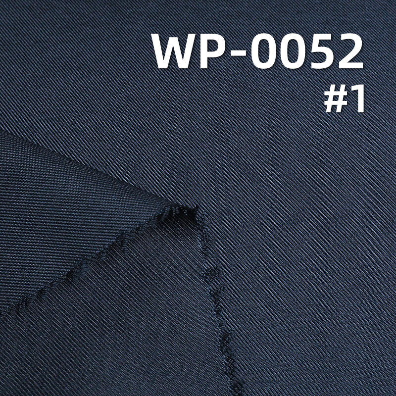 190g/m² Polyester Weft Stretch Double-Sided Twill Dyed Fabric | Moisture-Wicking Material | Pants, Skirts, Sets