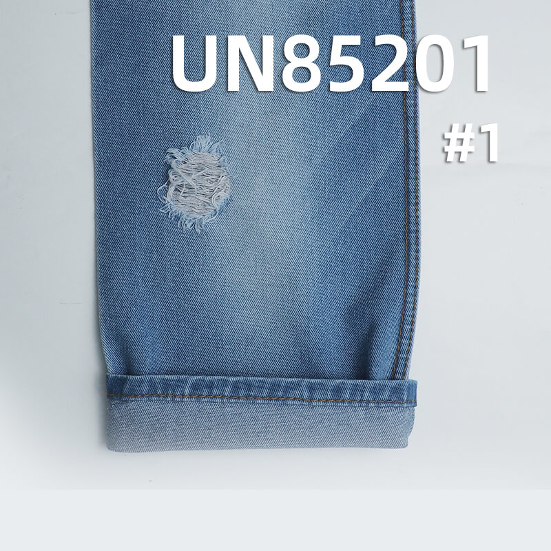 10.6oz Cotton-Polyester Blended Left-hand Twill Denim Fabric | Woven Twill Denim | Wide Selvage Denim | Material for Jeans, Denim Skirts, Jackets