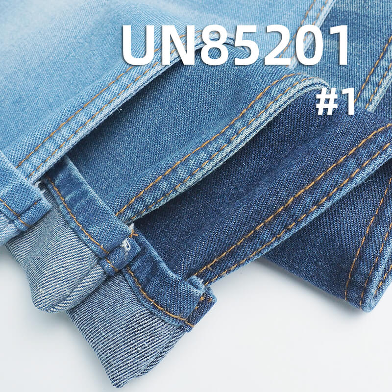 10.6oz Cotton-Polyester Blended Left-hand Twill Denim Fabric | Woven Twill Denim | Wide Selvage Denim | Material for Jeans, Denim Skirts, Jackets