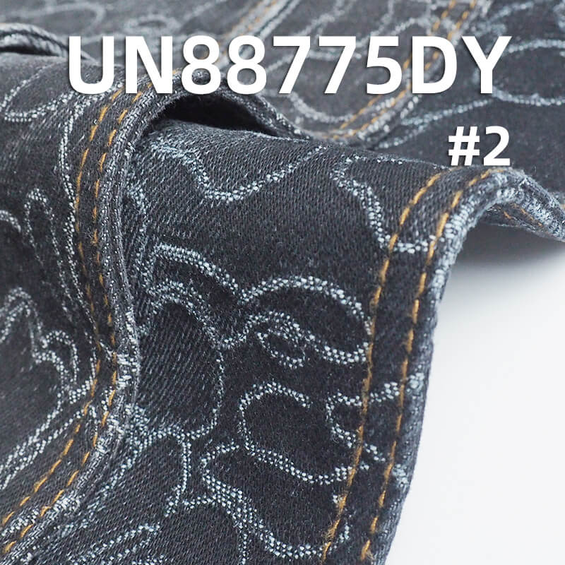 13oz 100% Cotton Jacquard Denim Fabric | Non-Stretch Fall/Winter | Jeans & Streetwear Jacket Material