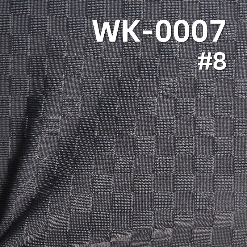 Nylon Stretch Knitted Fabric | 180g/m² Jacquard Ice Silk Small Check Fabric | Sportswear, Yoga Wear, Lightweight Outerwear Fabric