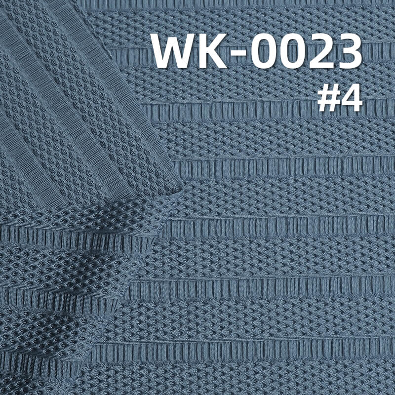 Nylon Spandex Jacquard Fabric | 180g/m² Breathable Bubble Knit | Stretchy, Flowing, Silky Material for Women's Tops, Skirts, Pants, Activewear, Yoga