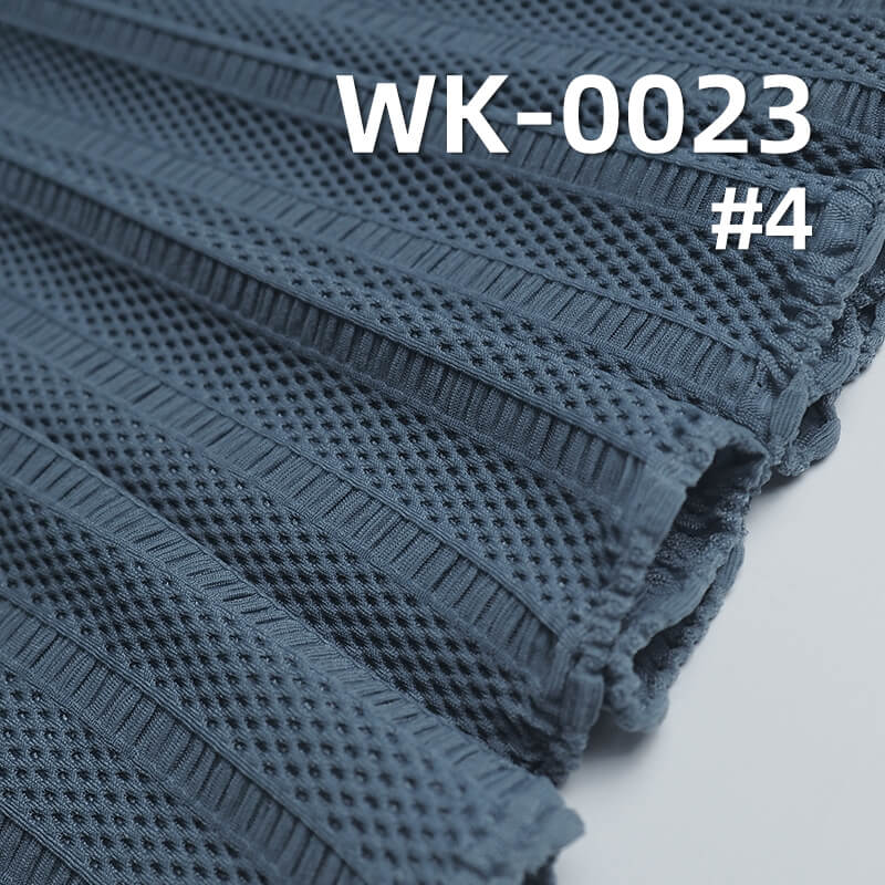 Nylon Spandex Jacquard Fabric | 180g/m² Breathable Bubble Knit | Stretchy, Flowing, Silky Material for Women's Tops, Skirts, Pants, Activewear, Yoga