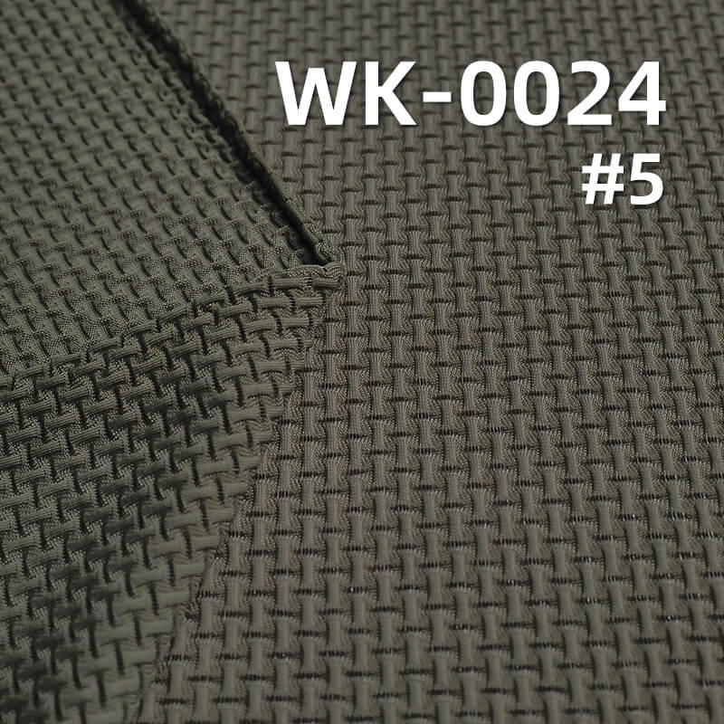 Nylon Stretch Jacquard Fabric | 155g/m² Slub Bubble Crepe | Silky Drape | Women's Tops, Skirts, Pants, Activewear, Yoga Wear