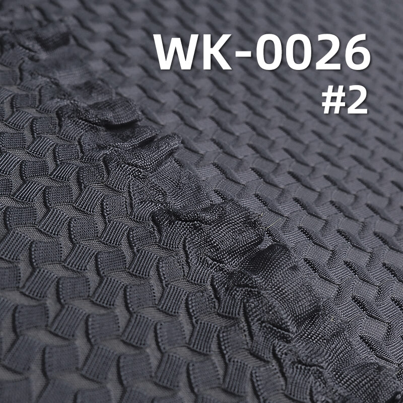 Nylon Stretch Knit Fabric | 160g/m² Jacquard Diamond Pattern | Skin-Friendly and Flowing | Women's Tops, Skirts, Pants, Activewear, Yoga Wear Fabric