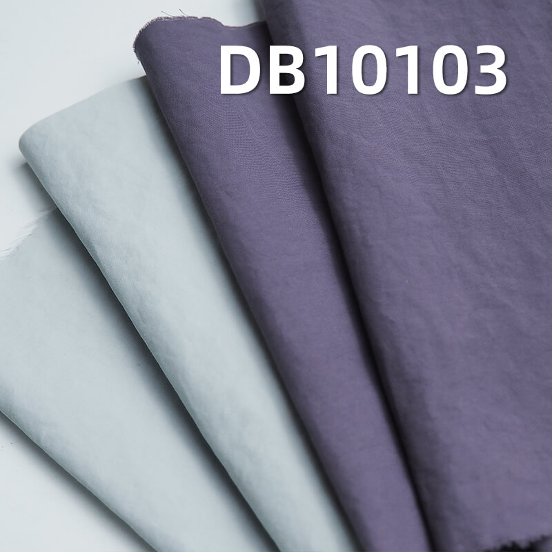 100% Nylon Cotton-Like Dyed Fabric | 122g/m² Soft Crinkle Taslan Water-Repellent Fabric | Outdoor Hiking Jacket Material