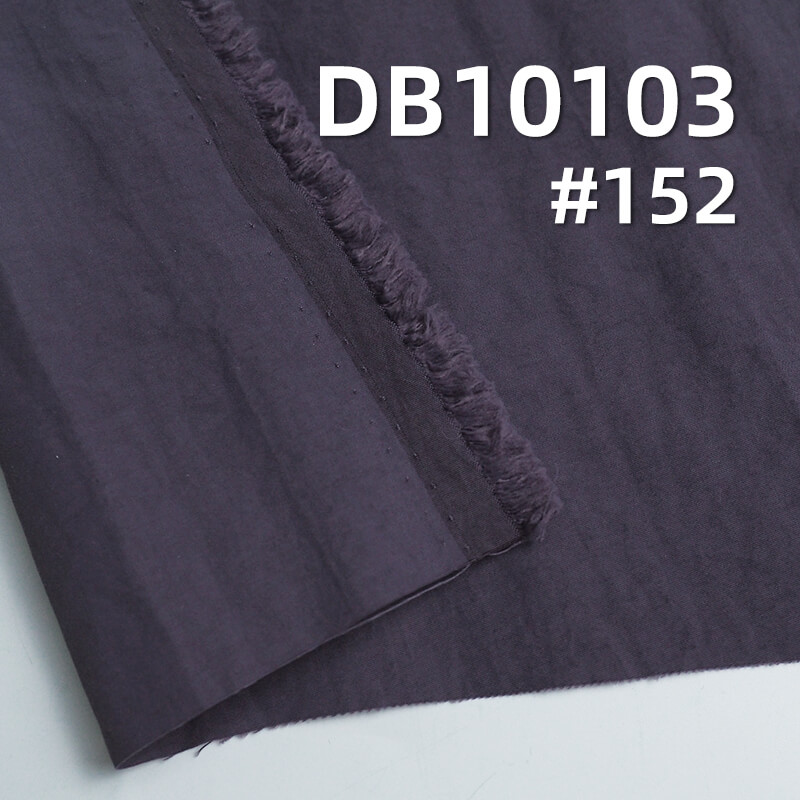 100% Nylon Cotton-Like Dyed Fabric | 122g/m² Soft Crinkle Taslan Water-Repellent Fabric | Outdoor Hiking Jacket Material