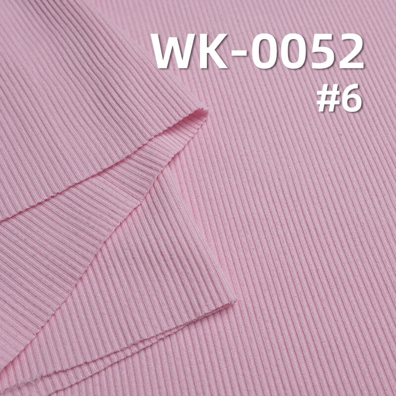 250g/m² Stretch Polyester Fabric | Brushed Cotton-Like Ribbed Fabric | Double-Sided Knit | Base Layer, Skirts, Pants, Casual Wear Fabric