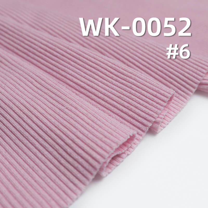 250g/m² Stretch Polyester Fabric | Brushed Cotton-Like Ribbed Fabric | Double-Sided Knit | Base Layer, Skirts, Pants, Casual Wear Fabric