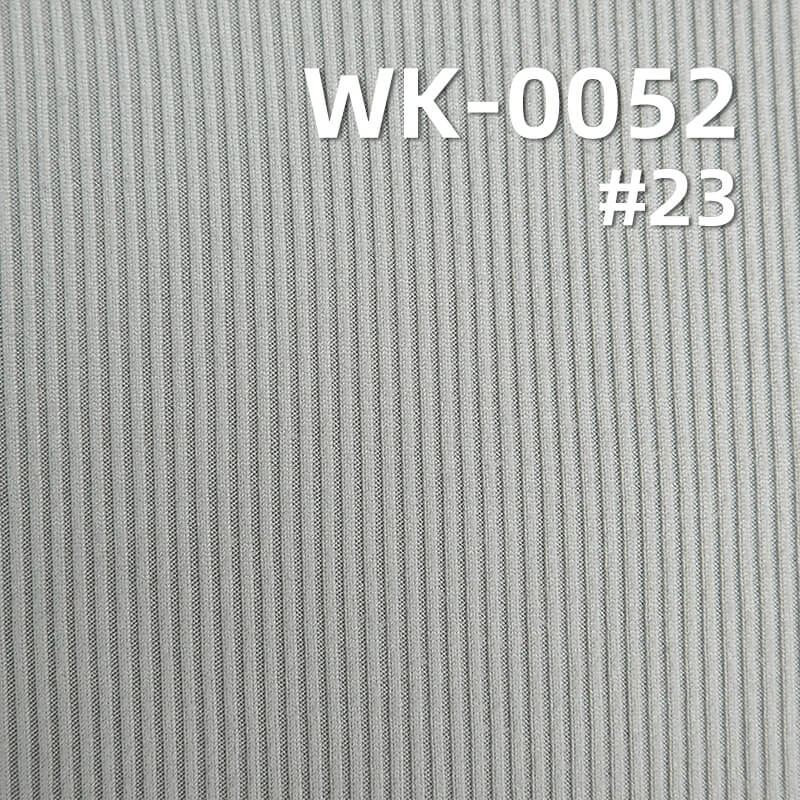 250g/m² Stretch Polyester Fabric | Brushed Cotton-Like Ribbed Fabric | Double-Sided Knit | Base Layer, Skirts, Pants, Casual Wear Fabric