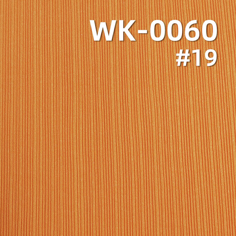 220g/m² Stretch Polyester Knit Fabric | Jacquard Pleated Stripe | Textured Ribbed Knit | Fabric for Pleated Skirts, Layering Tops, Wide-Leg Pants