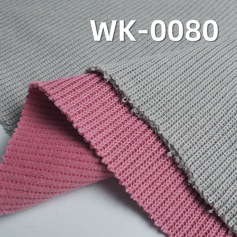 280g/m² Cotton-Polyester Stretch Knitted Fabric |  Autumn-Winter Paris Stripe Sweatshirt Fleece | Jacket, Sportswear, Sweatshirt Material