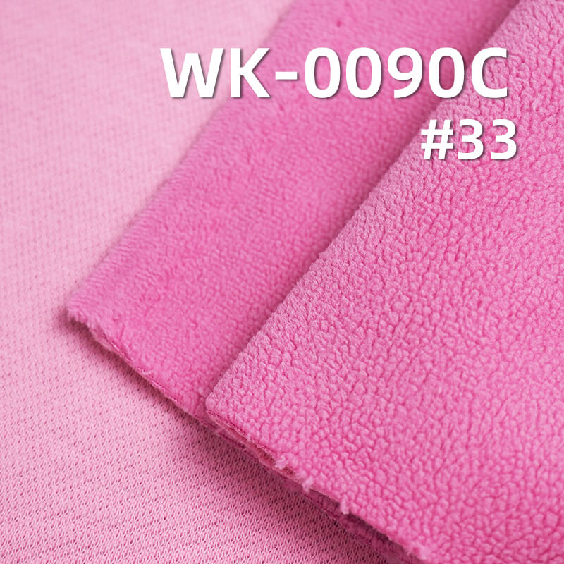 410g/m² Cotton-Polyester Knit Fabric | Trendy Wave Sweatshirt Fabric with Composite Olie Fleece | Warm Sportswear & Sweatshirt Fabric