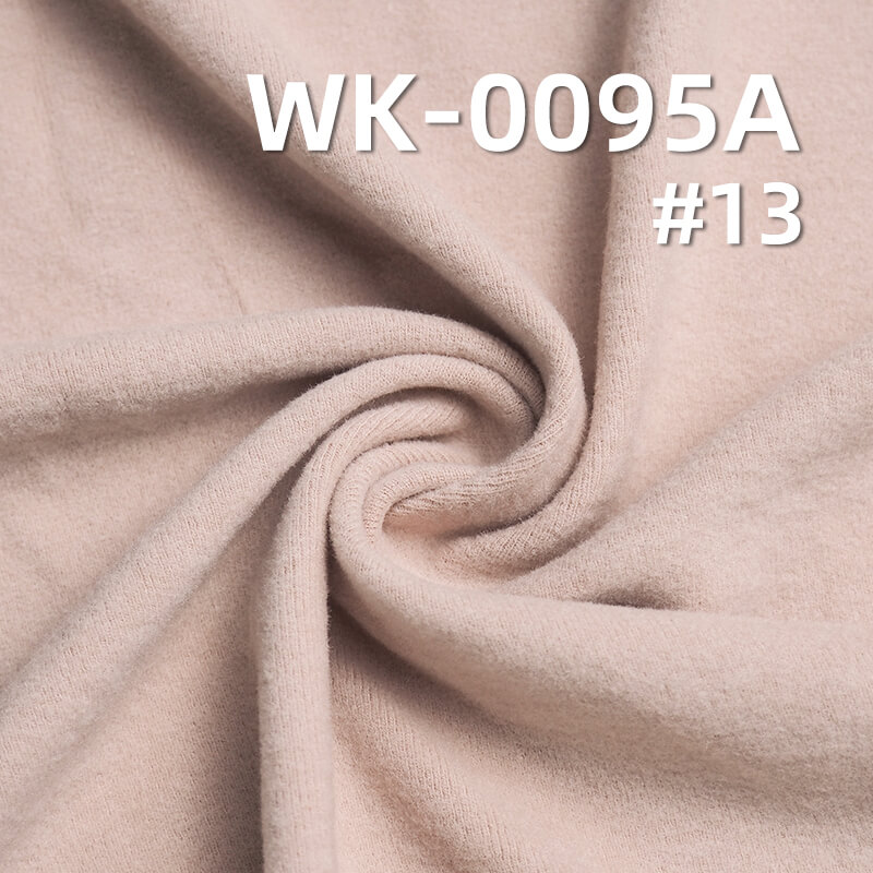 260g/m² Thermal Acrylic Ribbed Knit Fabric | 1*1 Thickened Cashmere Yarn | Fleece Texture | Double-Sided Ribbed Material | Loungewear & Thermal Base Layer Fabric